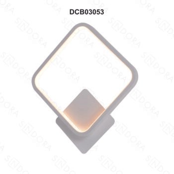 Arandela Metal Branco e Silicone 28×32CM – Sindora DCB03053