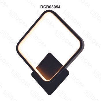 Arandela Metal Preto e Silicone 28×32 cm - Sindora DCB03054