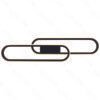 Arandela Metal Preto + Silicone 15×60CM – Sindora DCB03072