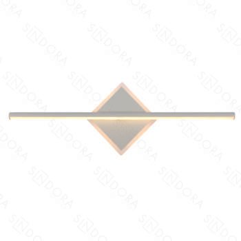 Arandela em Metal Branco com Silicone 20x60CM - Sindora DCB03077