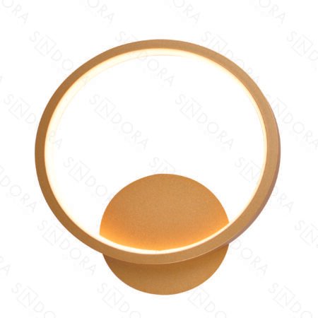 Arandela Metal Dourado e Silicone 22×24 cm – Sindora DCB03088