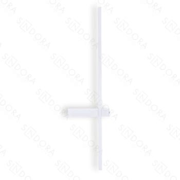 Arandela em Metal Branco com Silicone 80x20x3CM - Sindora DCB03138