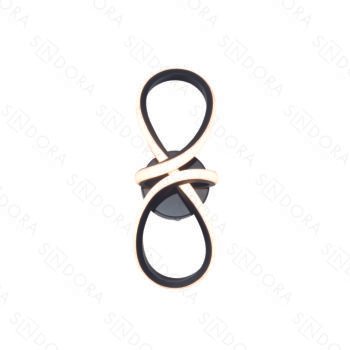Arandela em Metal Preto com Silicone 33x14x11CM - Sindora DCB03261