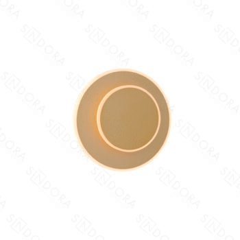 Arandela Metal Dourado Escovado e Acrílico Ângulo Ajustável 20cm – Sindora DCB03277