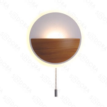 Arandela em Metal Palha com Acrílico 15CM - Sindora DCB03801
