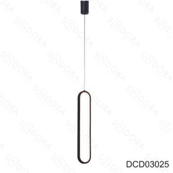 Pendente em Metal Preto 60x10CM - Sindora DCD03025