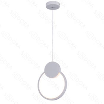 Pendente em Metal Branco com Silicone 26x20CM - Sindora DCD03097