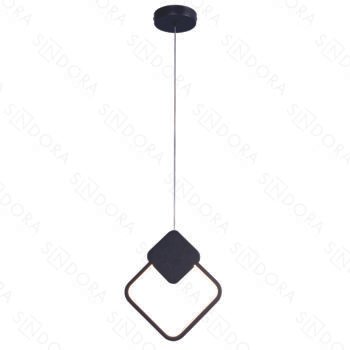Pendente em Metal Preto com Silicone 29x23CM - Sindora DCD03100