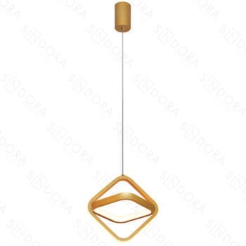 Pendente em Metal Dourado 22CM - Sindora DCD03202