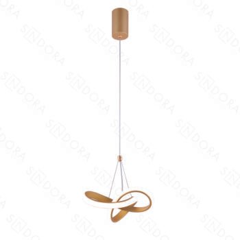Pendente em Metal Dourado 20x18CM - Sindora DCD03217