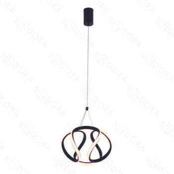 Pendente em Metal Preto 20CM - Sindora DCD03221