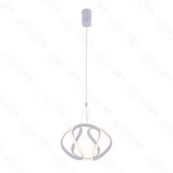 Pendente em Metal Branco 20CM - Sindora DCD03222