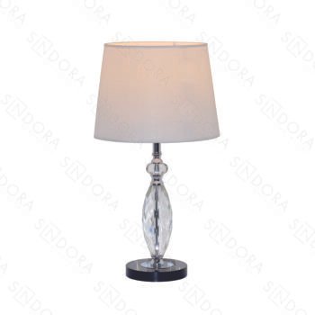 Abajur em Metal Cromado com Cristal 30x54CM - Sindora DCT00551
