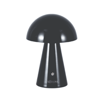 Abajur sem Fio em Metal Preto 10x21CM - Sindora DCT02508