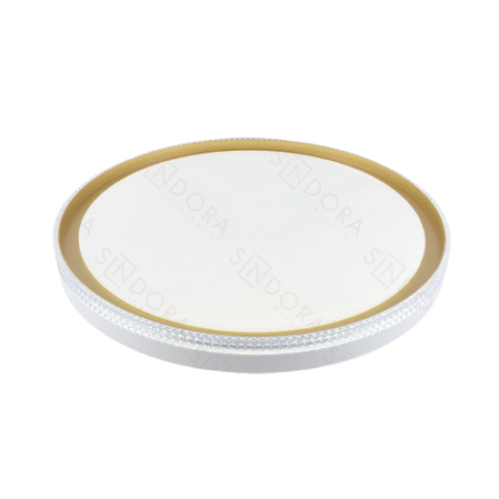 Plafon Metal Dourado e Acrílico 40 cm - Sindora DCX02311