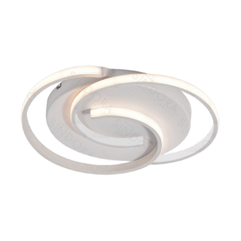 Plafon Alumínio Branco e Silicone 40×40 cm - Sindora DCX02903
