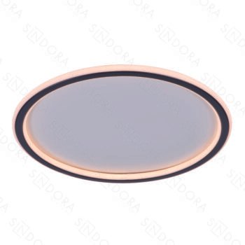 Plafon Metal Preto Silicone 40cm DCX03112