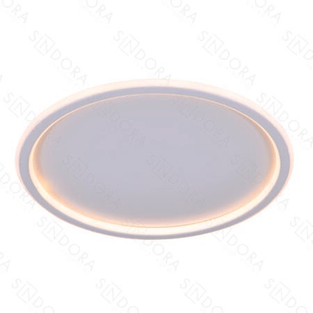 Plafon Metal Branco Silicone 40cm - Sindora DCX03113