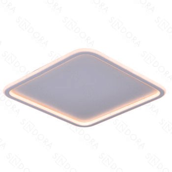Plafon Metal Branco e Silicone 40 cm - Sindora DCX03116