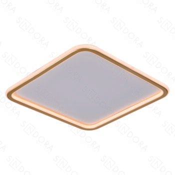 Plafon Metal Dourado e Silicone: 40 cm - Sindora DCX03117