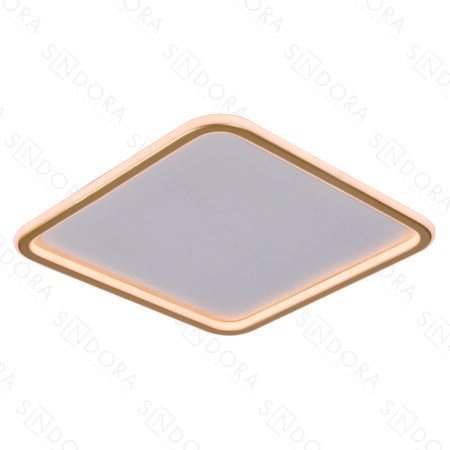 Plafon Metal Dourado e Silicone: 40 cm - Sindora DCX03117