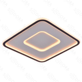 Plafon Metal Preto e Silicone 40cm – Sindora DCX03120