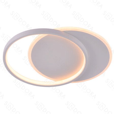 Plafon Metal Branco Acrílico e Silicone 50 cm - Sindora DCX03128