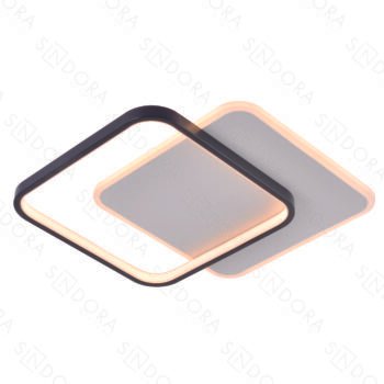 Plafon Metal Dourado Acrílico e Silicone 50 cm - Sindora DCX03130 