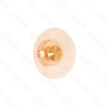 Arandela Metal Dourado e Acrílico 20×4,5CM – Sindora QB05144