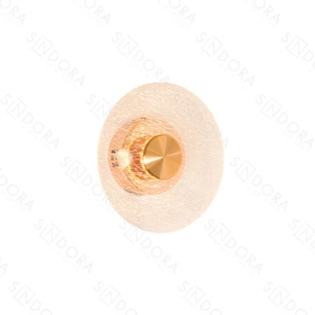 Arandela Metal Dourado e Acrílico 20×4,5CM – Sindora QB05144