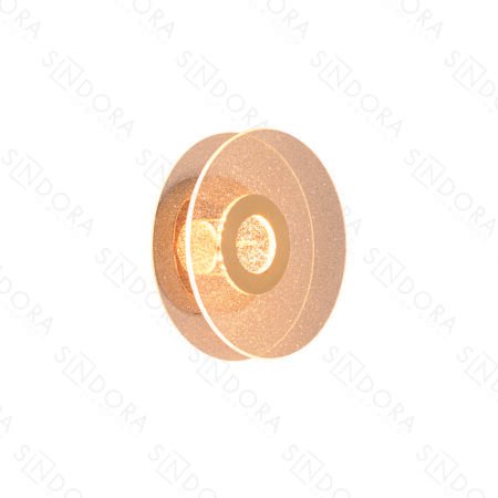 Arandela Metal Dourado e Acrílico 19,5×6,5CM – Sindora QB05147