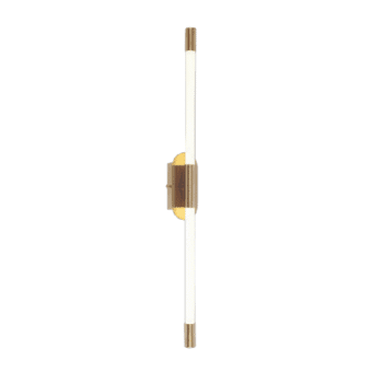 Arandela em Metal Bronze com Acrílico 2x66CM - Sindora QB05149