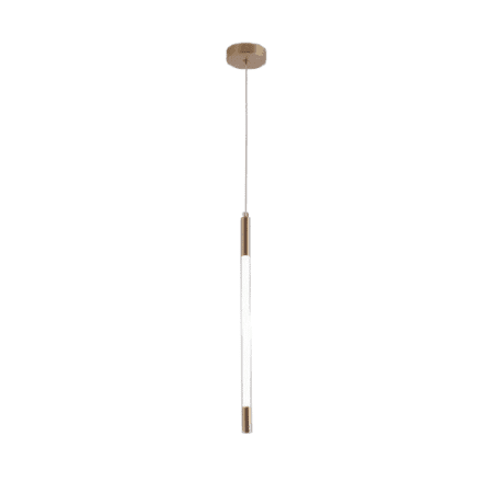 Pendente em Metal Bronze com Acrílico 2x50CM - Sindora QD05148