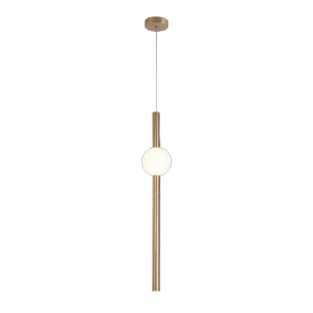 Pendente Duplo em Metal Bronze com Acrílico 2x60CM - Sindora QD05150