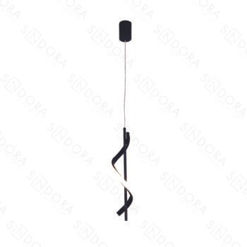 Pendente em Metal Branco com Silicone 40x12x12CM - Sindora QD05305