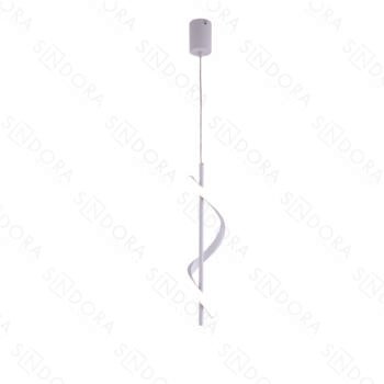 Pendente em Metal Dourado com Silicone