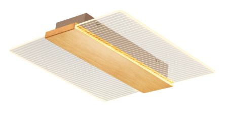 Plafon Dourado e Acrilico 40×H17 cm – Sindora DCX01188