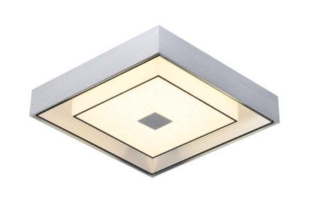 Plafon Metal Cromado com Vidro 34×9 cm – Sindora DCX015063 