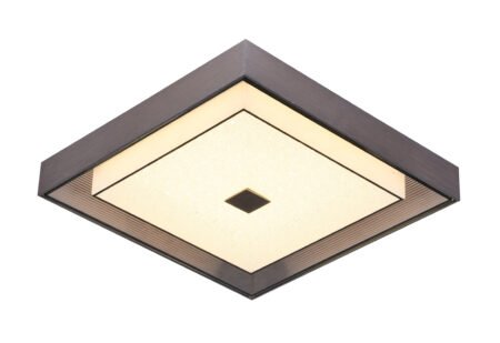Plafon Cristais Marrom 44×9 cm – Sindora DCX015067 