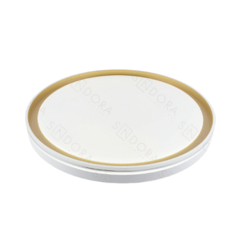Plafon Metal Dourado e Acrílico 40cm - Sindora DCX02313