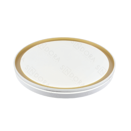 Plafon Metal Dourado e Acrílico 40cm - Sindora DCX02313