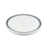Plafon Metal Cinza e Acrílico 40 cm - Sindora DCX02314